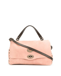 Sac fourre-tout en cuir rose Zanellato