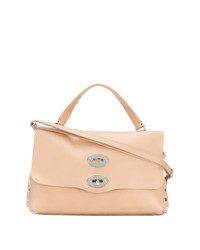 Sac fourre-tout en cuir rose Zanellato