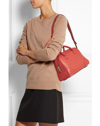 Sac fourre-tout en cuir rouge Loewe