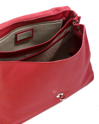 Sac fourre-tout en cuir rouge Zanellato