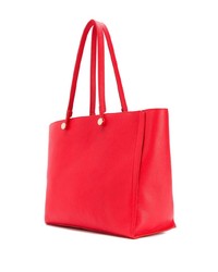 Sac fourre-tout en cuir rouge Furla