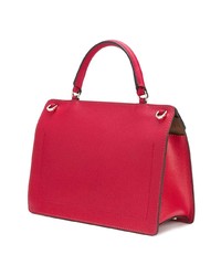 Sac fourre-tout en cuir rouge Furla