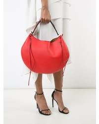 Sac fourre-tout en cuir rouge Loewe