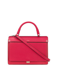 Sac fourre-tout en cuir rouge Furla