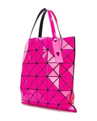 Sac fourre-tout en cuir rouge Bao Bao Issey Miyake