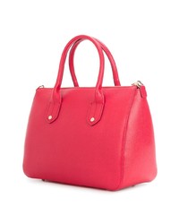 Sac fourre-tout en cuir rouge Furla