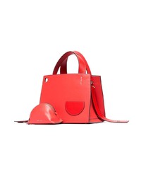 Sac fourre-tout en cuir rouge Danse Lente