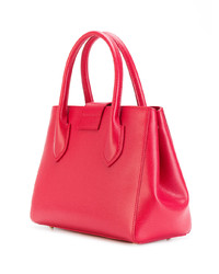 Sac fourre-tout en cuir rouge Furla