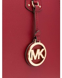 Sac fourre-tout en cuir rouge MICHAEL Michael Kors