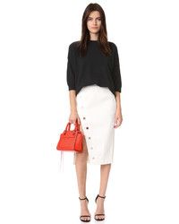 Sac fourre-tout en cuir rouge Rebecca Minkoff