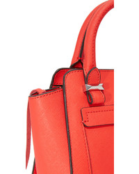 Sac fourre-tout en cuir rouge Rebecca Minkoff