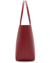 Sac fourre-tout en cuir rouge Mansur Gavriel