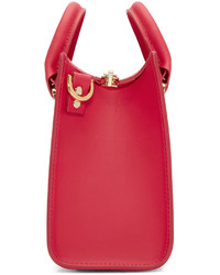 Sac fourre-tout en cuir rouge Sophie Hulme