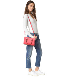 Sac fourre-tout en cuir rouge Tory Burch