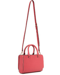 Sac fourre-tout en cuir rouge Tory Burch