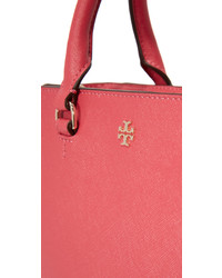 Sac fourre-tout en cuir rouge Tory Burch