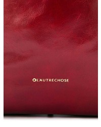 Sac fourre-tout en cuir rouge L'Autre Chose