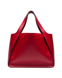 Sac fourre-tout en cuir rouge Stella McCartney