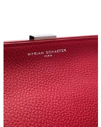 Sac fourre-tout en cuir rouge Myriam Schaefer