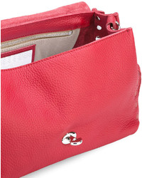 Sac fourre-tout en cuir rouge Zanellato