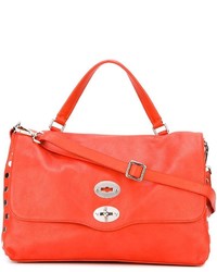 Sac fourre-tout en cuir rouge Zanellato