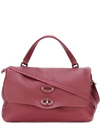 Sac fourre-tout en cuir rouge Zanellato