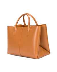 Sac fourre-tout en cuir tabac Mansur Gavriel