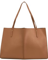 Sac fourre-tout en cuir tabac Maiyet