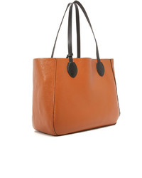 Sac fourre-tout en cuir tabac MICHAEL Michael Kors