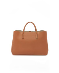 Sac fourre-tout en cuir tabac Anya Hindmarch