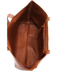 Sac fourre-tout en cuir tabac Madewell