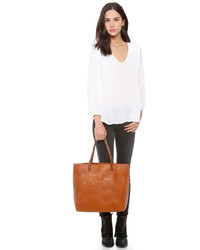 Sac fourre-tout en cuir tabac Madewell