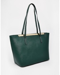 Sac fourre-tout en cuir vert foncé Aldo