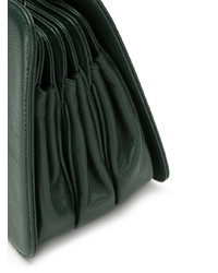 Sac fourre-tout en cuir vert foncé Sarah Chofakian