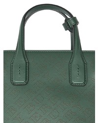 Sac fourre-tout en cuir vert foncé Burberry