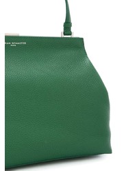 Sac fourre-tout en cuir vert Myriam Schaefer