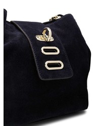 Sac fourre-tout en daim bleu marine Tila March