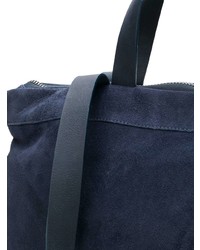 Sac fourre-tout en daim bleu marine Marsèll