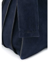 Sac fourre-tout en daim bleu marine Marsèll