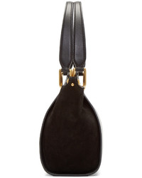 Sac fourre-tout en daim noir Maiyet