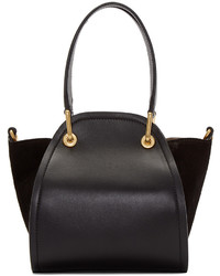 Sac fourre-tout en daim noir Maiyet