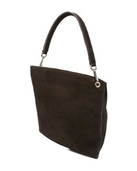 Sac fourre-tout en daim noir Poiret