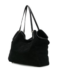 Sac fourre-tout en daim noir L'Autre Chose