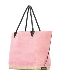 Sac fourre-tout en daim rose Altuzarra