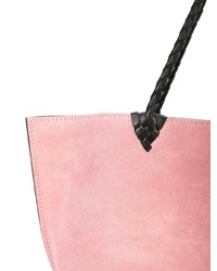 Sac fourre-tout en daim rose Altuzarra