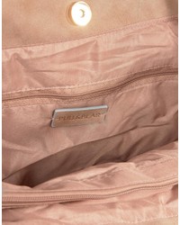 Sac fourre-tout en daim rose Pull&Bear