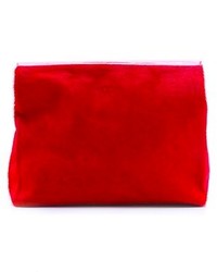 Sac fourre-tout en daim rouge Marie Turnor