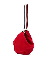 Sac fourre-tout en daim rouge Manu Atelier