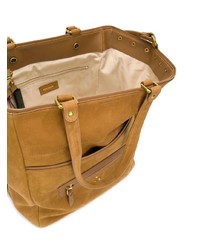 Sac fourre-tout en daim tabac Jerome Dreyfuss