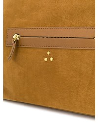 Sac fourre-tout en daim tabac Jerome Dreyfuss